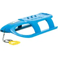 Prosperplast Schlitten – Bullet-Schlitten – 100 cm – Blau – mit Zuggriff
