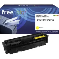 Freecolor Toner HP 415X yellow 6000 Seiten remanufactured