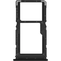 Clappio 1x SIM + 1x Micro-SD Kartenhalter Ersatzteil für Xiaomi Redmi Note 7 – Schwarz