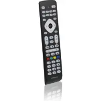 Philips Perfect replacement Universal-Fernbedienung SRP2018/10, DVD/Blu-ray, DVR, SAT, TV, VCR, IR Wireless, Drucktasten, Schwarz