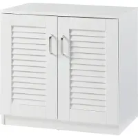 En.casa Schuhschrank Løten 63x36x62 cm Weiß []