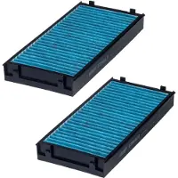 HENGST FILTER Innenraumluftfilter mit Aktivkohle HENGST Blue.care FILTER E2944LB-2