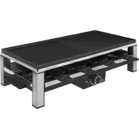 Gutfels RACLETTE 4020 | Antihaftbeschichtung | 8 Personen | 2000 Watt | Edelstahl