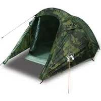 vidaXL Tunnelzelt 3 Personen Camouflage Wasserdicht
