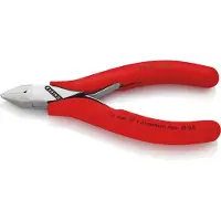 Knipex Elektronikseitenschneider L.115mm Form 2 Facette nein Ku.-Überzug