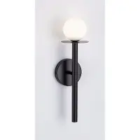 Nova Luce PIELO Wandleuchte G9 Schwarz 12x14x45cm dimmbar 9043310