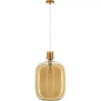 Nova Luce CINZIA Pendelleuchte E27 Gold Champagner 198x30cm dimmbar 9236640