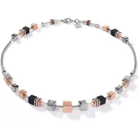 Coeur de Lion 5008/10-1631 Damen-Collier Edelstahl roségold-silber