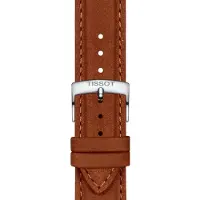 Tissot T852.048.229 Uhren-Armband 21 mm Leder Braun