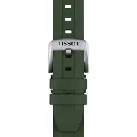 Tissot T852.049.054 Uhrenarmband 20 mm Kautschuk Khaki