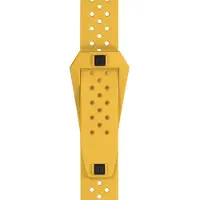 Tissot T852.048.859 Uhrenarmband 20 mm Kautschuk Gelb für Sideral Modelle