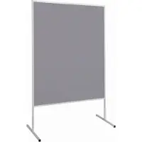 MAUL Moderationstafel Maulstandard, Oberfläche Filz, Kork o. Papier, mobil, Filz grau