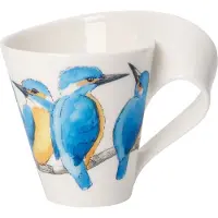 Villeroy & Boch Becher mit Henkel (Geschenkkarton) NewWave Caffè Eisvogel