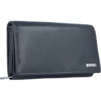 Greenland Nature Nature Black Nappa Geldbörse RFID Leder 16 cm