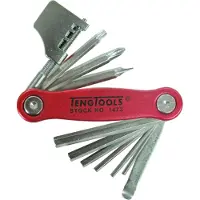 Teng Tools Fahrradsatz Werkzeugsatz, Koffer 11-teilig