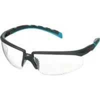 3M S2020AF-BLU, Schutzbrille, Montagearbeit, Bau-/Renovierungsarbeiten, Staub-Arbeit, Schleifarbeiten, Beide Geschlechter, Blau, Grau, Transparent, Kunststoff