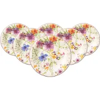 Villeroy & Boch Frühstücksteller "Frühstücksteller Mariefleur Basic ø 21,5 cm 6er Set bunt"