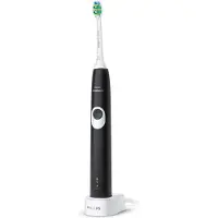 Philips HX6800/63 Elektrische Zahnbürste Sonicare ProtectiveClean 4300, Schallzahnbürste Schwarz, Weiß
