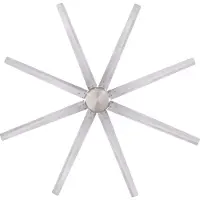 WESTINGHOUSE Widespan Deckenventilator, nickel, alu / grau / zink, für Wohn- / Esszimmer, Aluminium, Modern