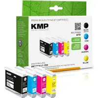 KMP 1035,4005, Schwarz, Cyan, Magenta, Gelb, 16,3 ml, 4 Stück(e), Multipack