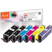 Peach Tinte Canon PG/CLI-580/1XXL BK, PBK, C, M,Y