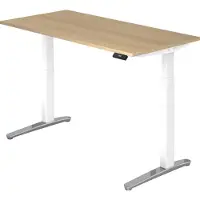 Hjh OFFICE PRO XBHM 16 WC - 160 x 80 Eiche elektrisch höhenverstellbar