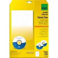 Sigel CD/DVD-Etiketten (LA 525) ClassicSize