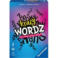 Ravensburger Familienspiel Krazy Wordz 26837 - für Erwachsene und Kinder ab 10 Jahren, 3-8 Spieler