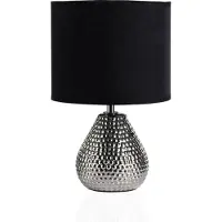 Pauleen Tischleuchte Sip of silver E14 max. 20W Silber, Schwarz