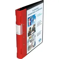 Wedo ERGOGRIP Präsentations-Ordner, 38 mm, rot Vorderdeckel & Rückendeckel: rot, DIN A4, Füllhöhe...