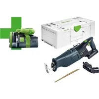 Festool RSC 18 EB-Basic-5,0 Akku Säbelsäge 18 V Brushless ( 578409 ) + 1x Akku 5,0 Ah + Systainer - ohne Ladegerät
