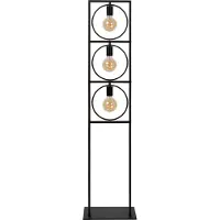 Lucide Einzigartige Stehlampe Suus 3-Licht Schwarz