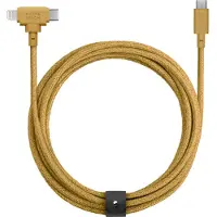Native Union Belt Cable Duo, 1,5 m, USB C, USB C/Lightning, Gelb