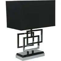 Licht-Erlebnisse Tischleuchte Stoff Metall 49 cm E27 Stoff Silber Tischlampe Schlafzimmer Nachttischlampe