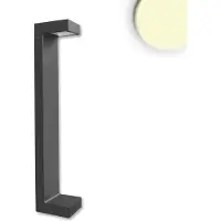 ISOLED LED Wegeleuchte Poller-1, 60cm, 7W, sandschwarz, warmweiß