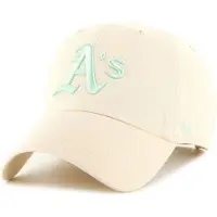 47 Strapback Cap - Clean Up Oakland Athletics Natural