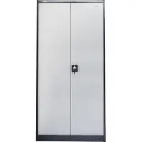 Jet-Line Aktenschrank Omsk dunkelgrau-weiss