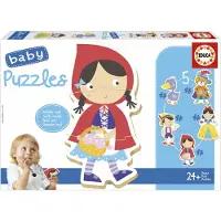 Educa Holzpuzzle Märchen - Kinderpuzzle 5 Teile mehrfarbig
