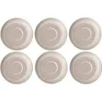 Villeroy & boch Espressountertasse Perlemor Sand 12 cm (6er-Set)