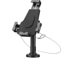 TabLines TTH004B Tablet Tischhalter / Kassenständer bis 10.5 Zoll, DS, schwarz