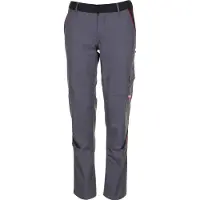 Planam Highline Damen Bundhose schiefer/schwarz/rot 54
