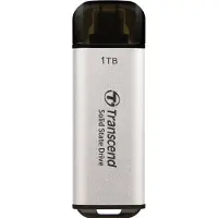 Transcend ESD300, 1 TB, USB Typ-C, 1050 MB/s, 10 Gbit/s, Silber