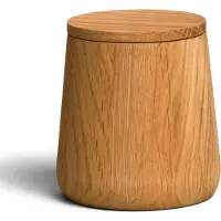 Möve Dose "OAK" ØxH: 8x 8,5 cm, Eichenholz