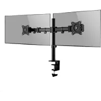 MonLines MTH011 schwenkbare Monitorhalterung für 2 Monitore bis 27Zoll