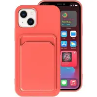 König Design Hülle Handy Schutz für Apple iPhone 14 Serie Case Cover Bumper Kartenfach Etuis