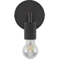 Nova Luce Minimalistische Wandleuchte Royal schwarz