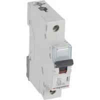 Legrand 403428 TX3 Leitungsschutzschalter C-Charakteristik, 3A, 1-polig, 6kA, 230/400VAC, 1TE