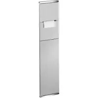 Keuco Plan Integral Modul WC 1 176 x 775 x 143 mm rechts mit Toilettenpapierhalter - verchromt/Aluminium lackiert - 44964011702