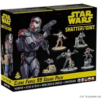 Atomic Mass Games Star Wars Shatterpoint Clone Force 99 Squad Pack - Miniaturenspiel Erweiterung - EN/FR/DE/PL/ES