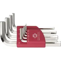 Hafu-werkzeugfabrik Sechskant Stiftschlüssel-Satz ISO2936 Gr. 1,5-10 mm 9-tlg.
